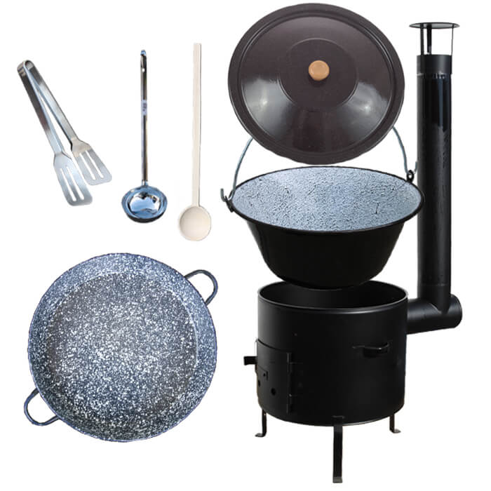 Kotlíková súprava 16 L + grilovacia panvica MIX